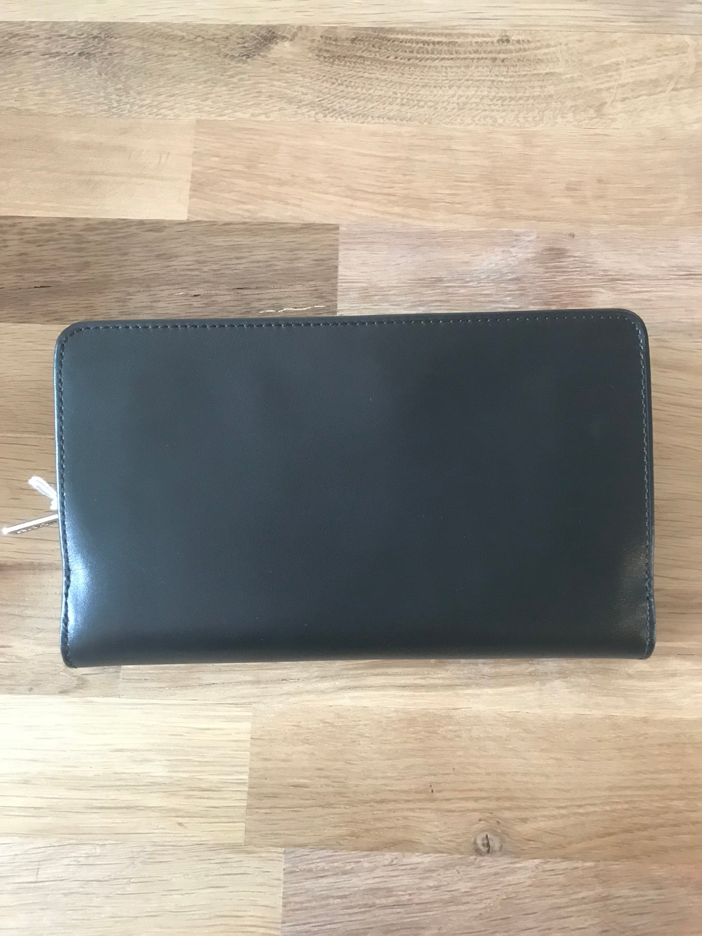 Portefeuille Compagnon en cuir lisse noir avec - ligne Paris PM- LANCASTER