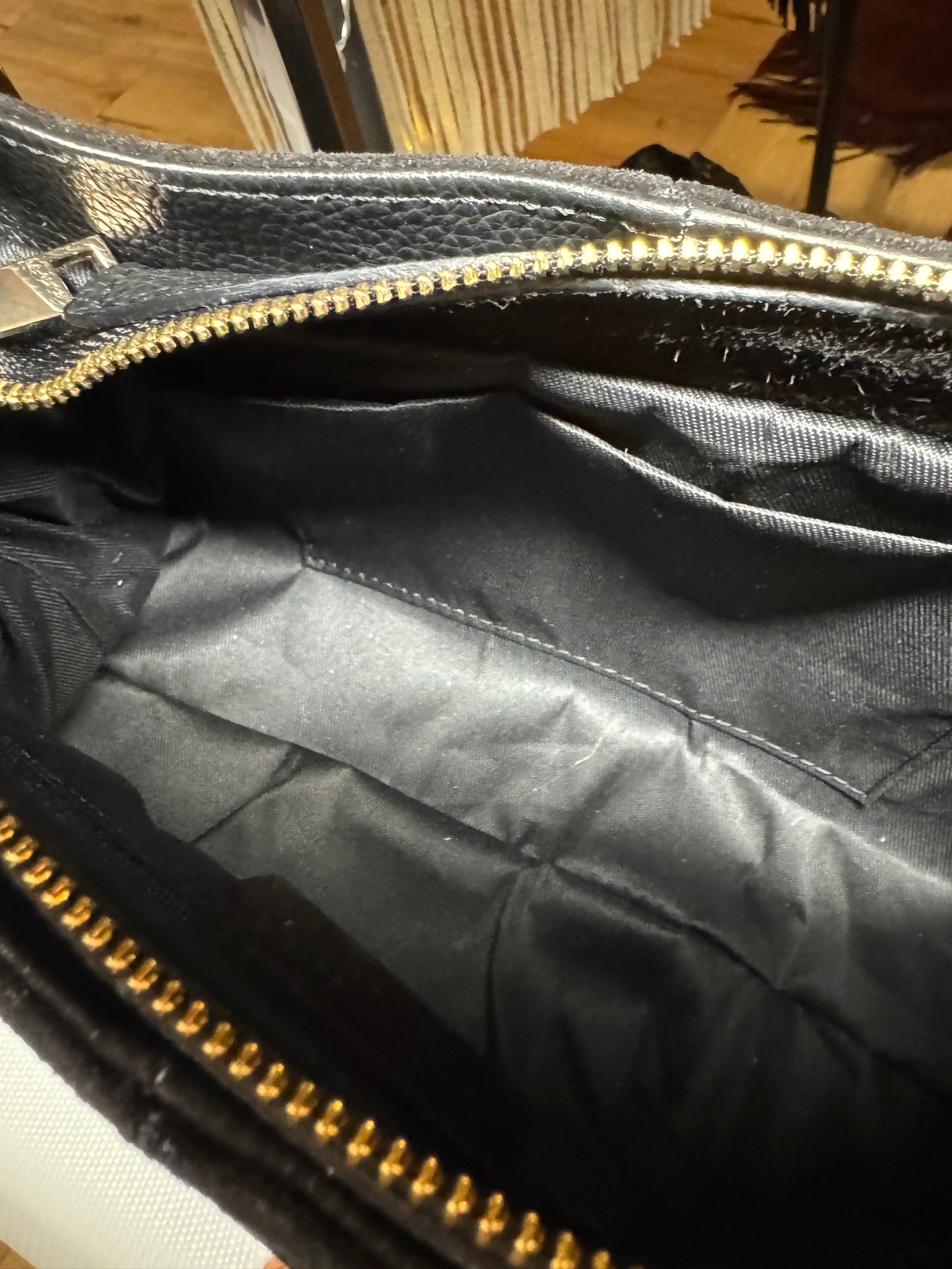 Sac Mini Pauline en daim noir