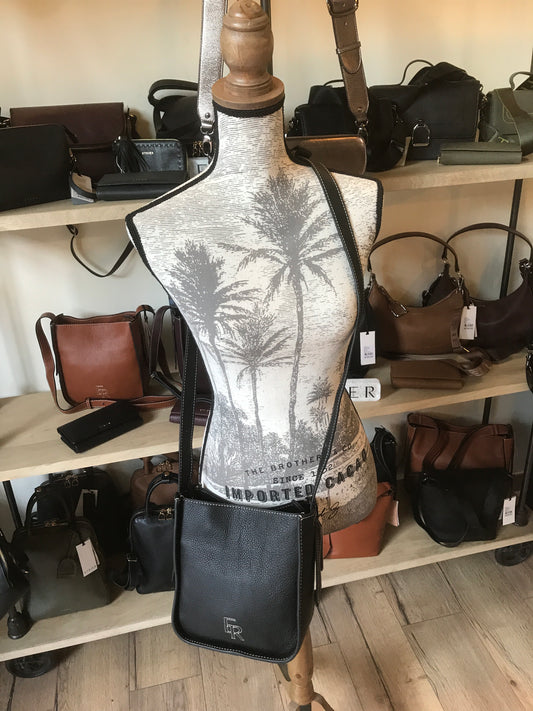 Sac bandoulière ligne Foudre Noir (Étrier)