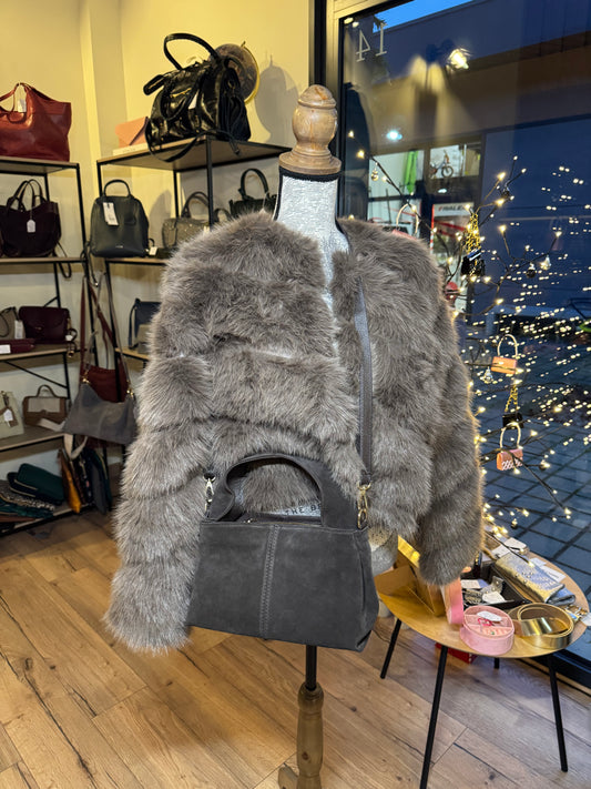 Sac Mini Pauline en coloris brun