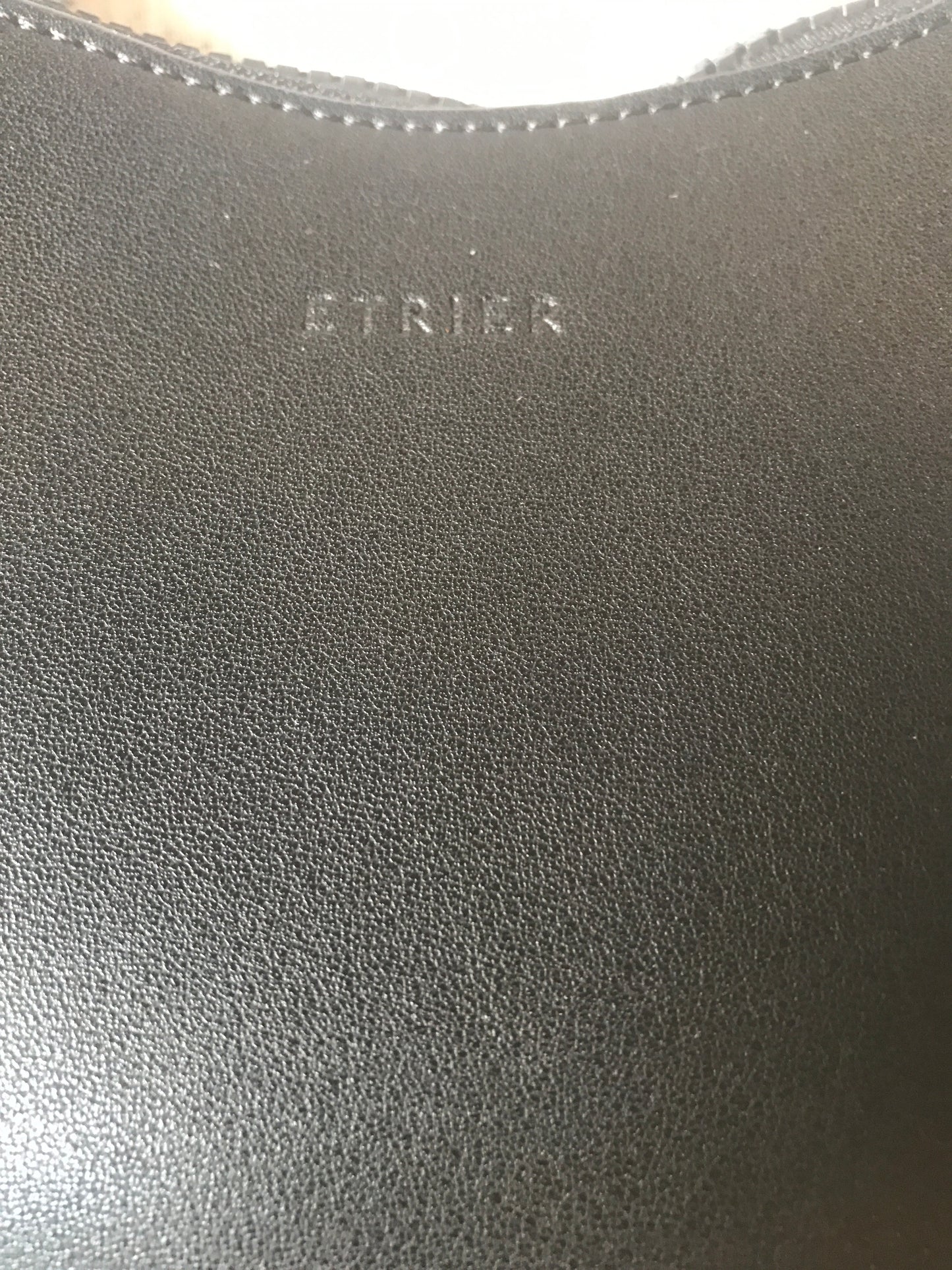 Sac porté épaule Oxer cuir noir (Étrier)