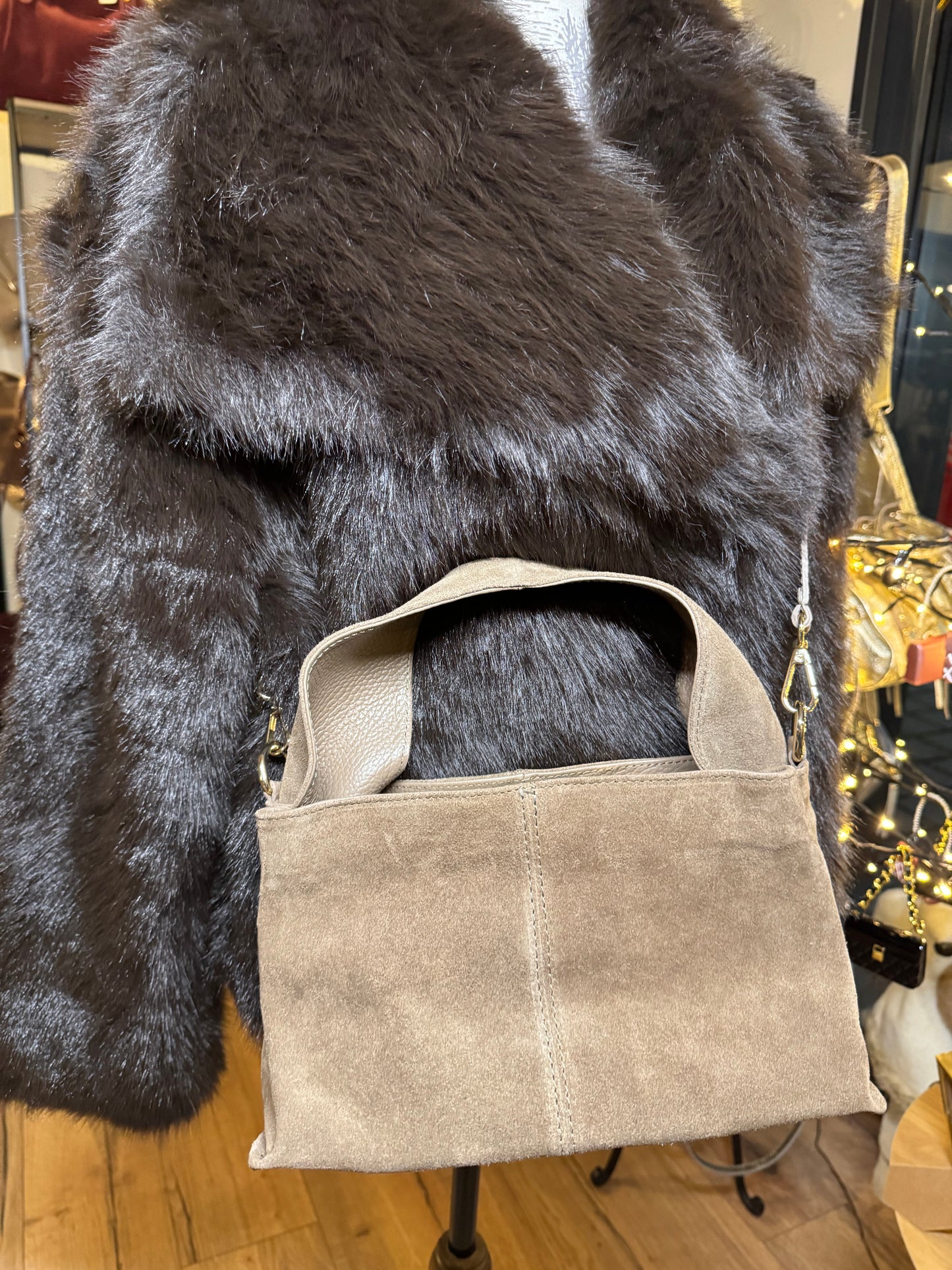 Sac Mini Pauline coloris taupe