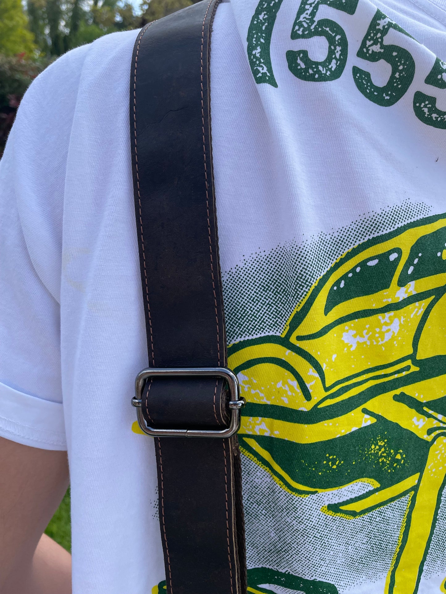 Sac à bandoulière Martin en cuir vintage brun
