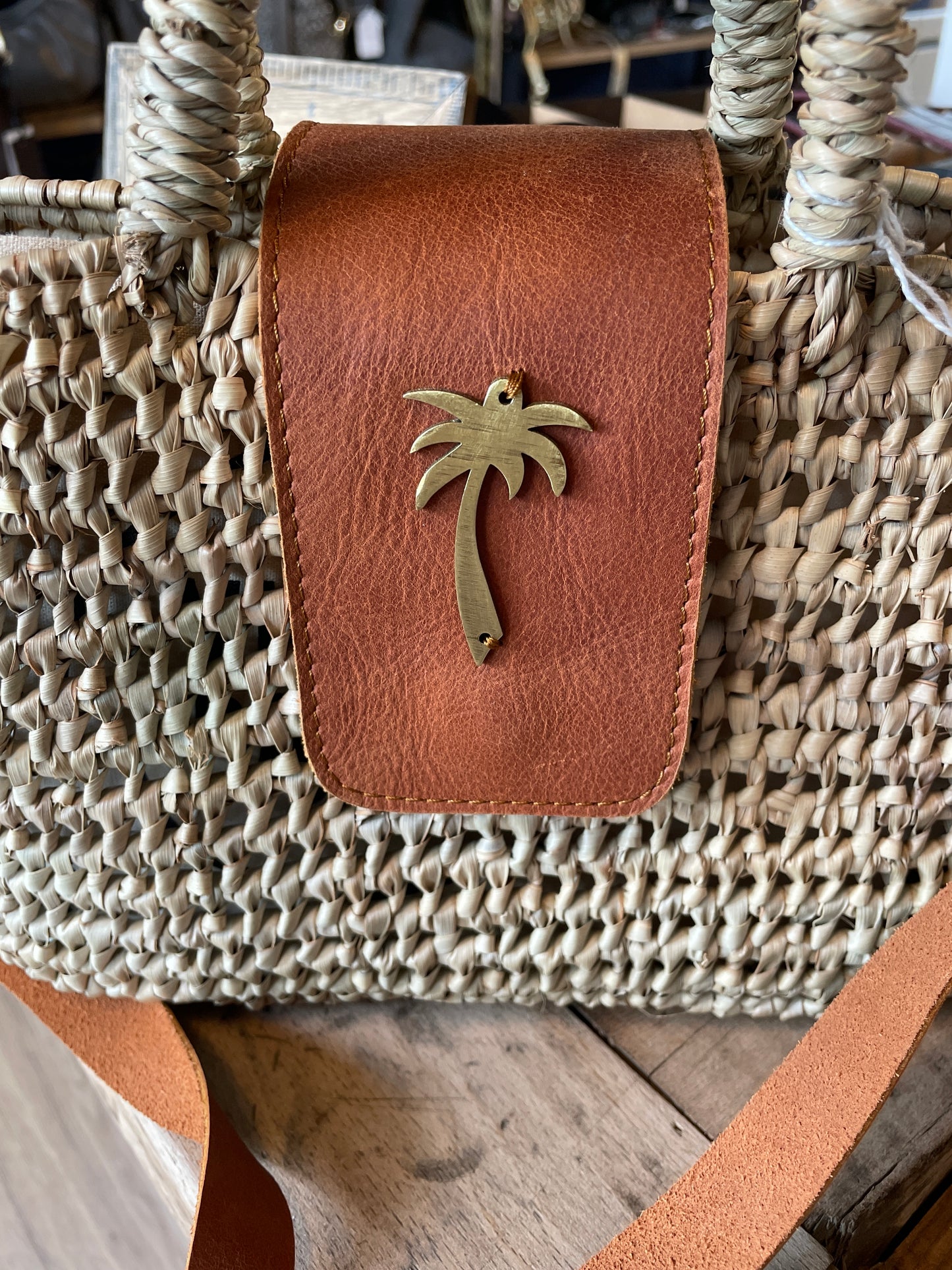 Panier Riviera Kech Mini coloris Camel - Virginie Darling