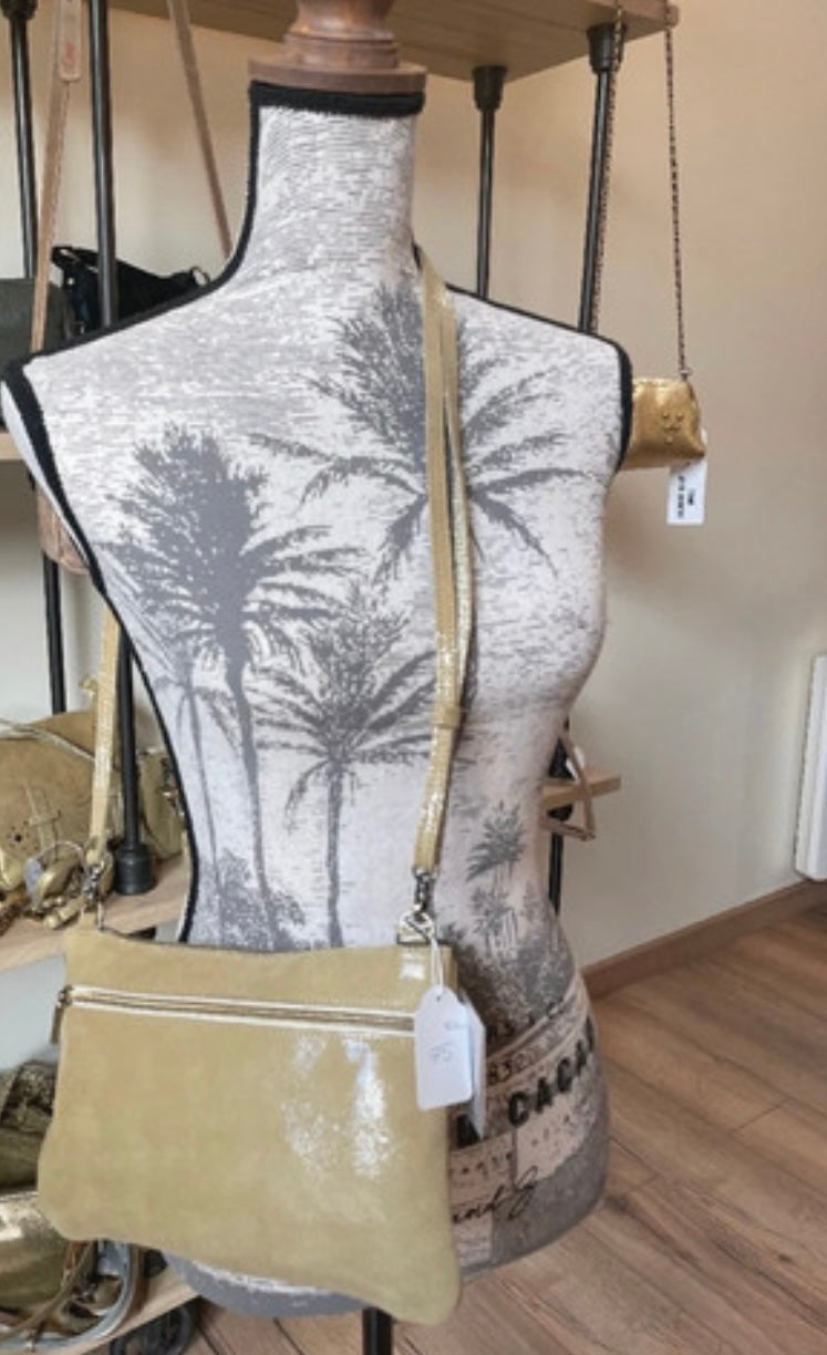 Pochette Nina Bav en cuir
