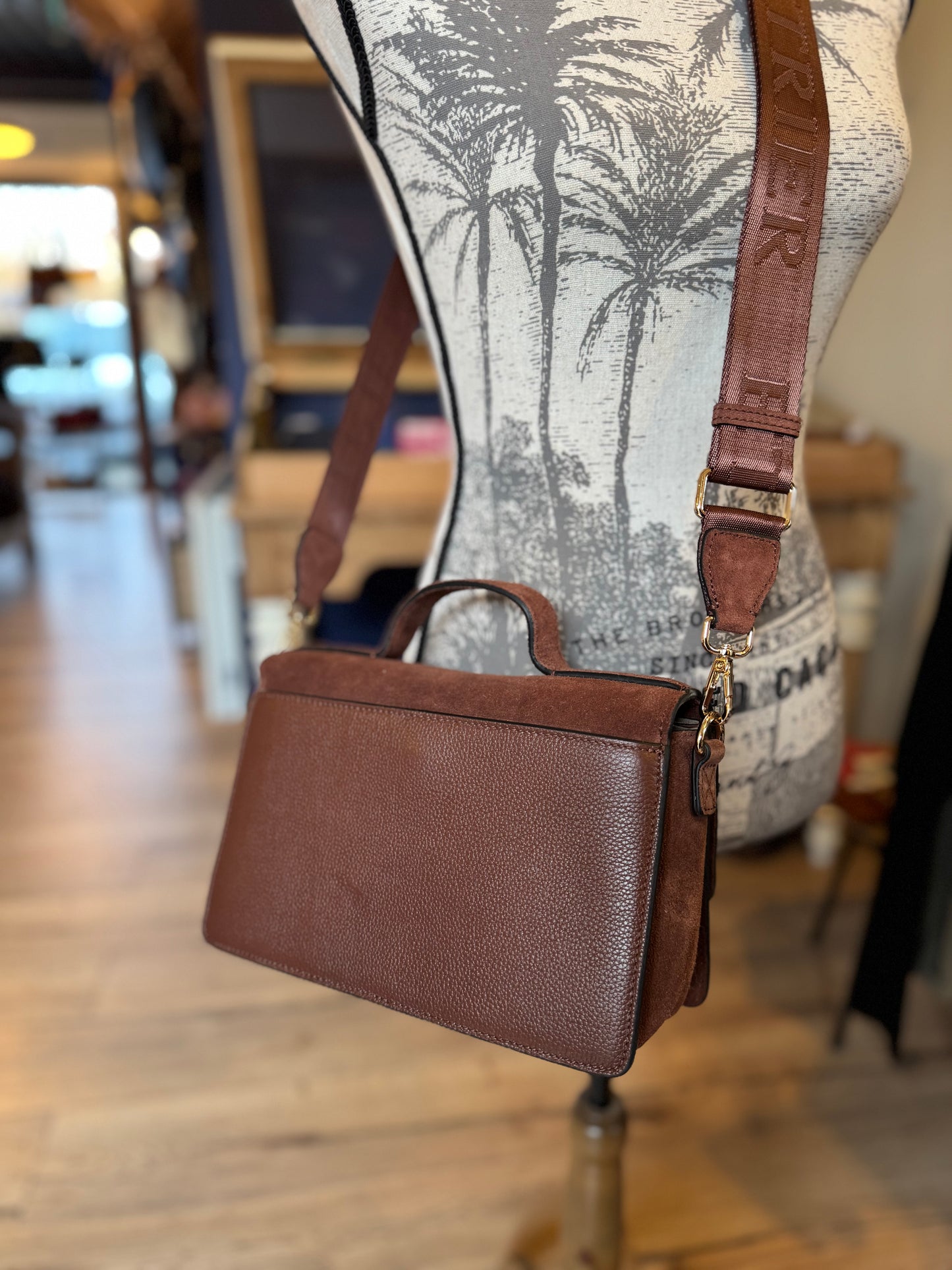 Sac bandoulière M Altesse suede