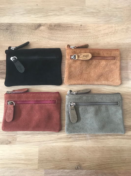 Porte monnaie en daim marque C.oui. - SOLDÉ - 6€