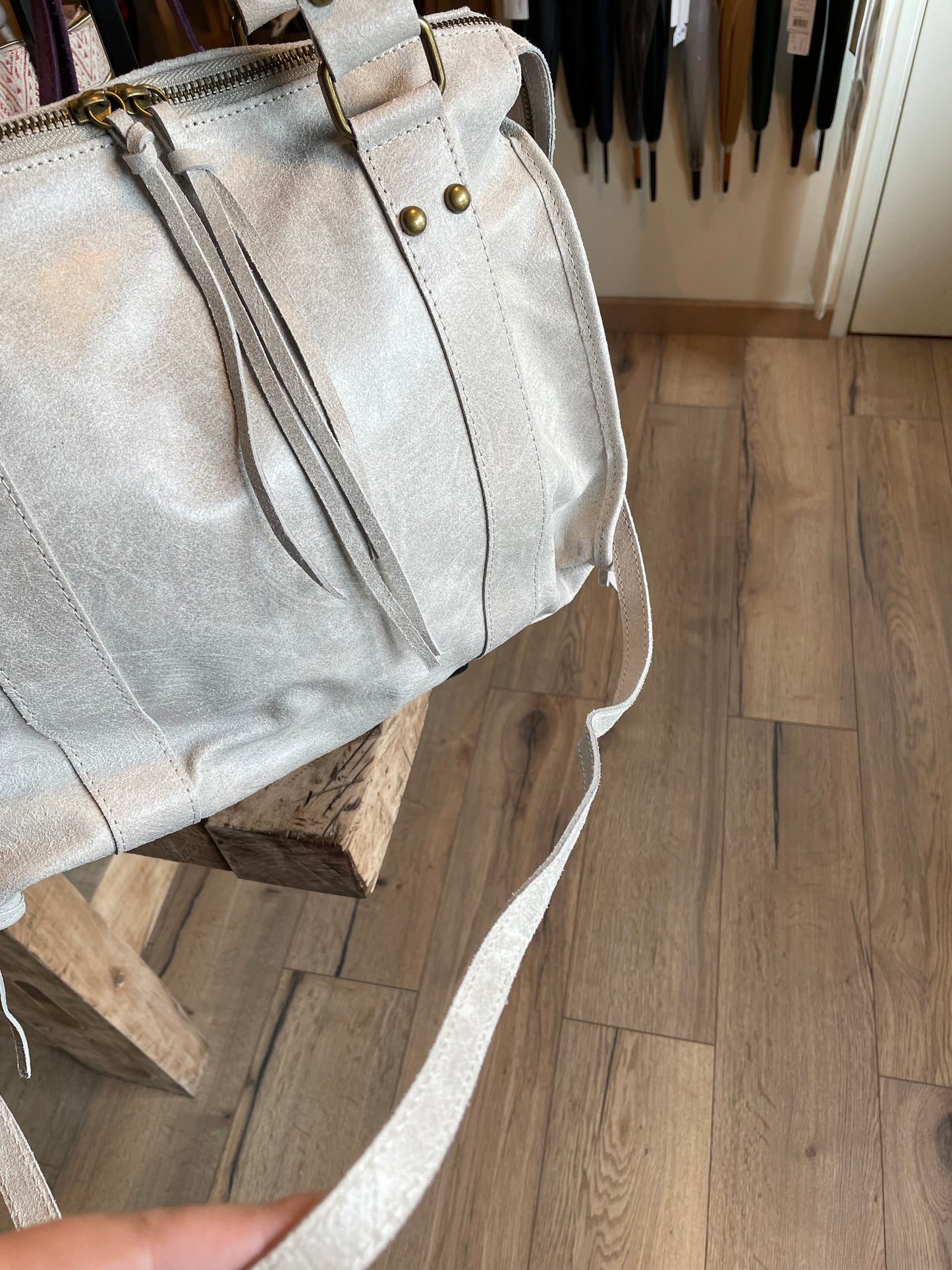 Sac Amandine écru grand format