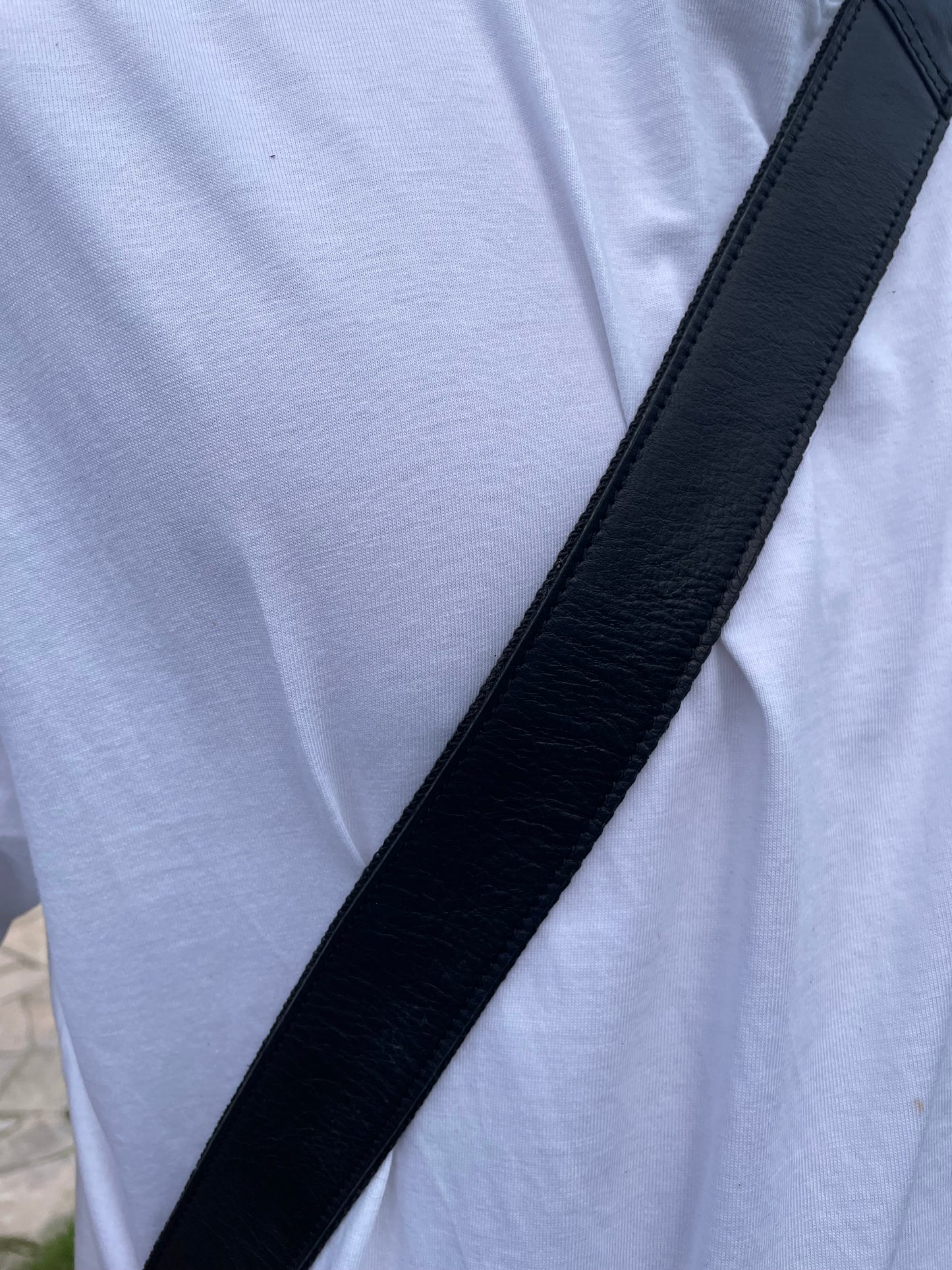 Sac à bandoulière Martin en cuir noir - Greenwood