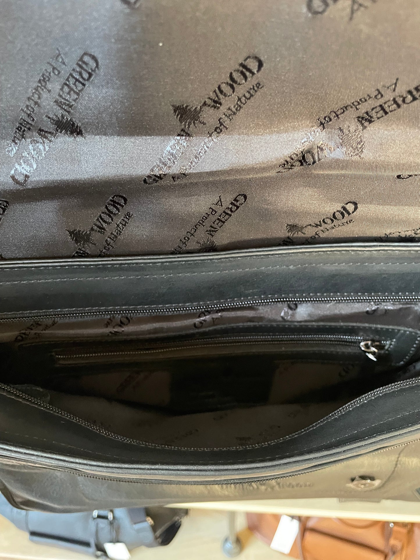 Sac à bandoulière Martin en cuir noir - Greenwood