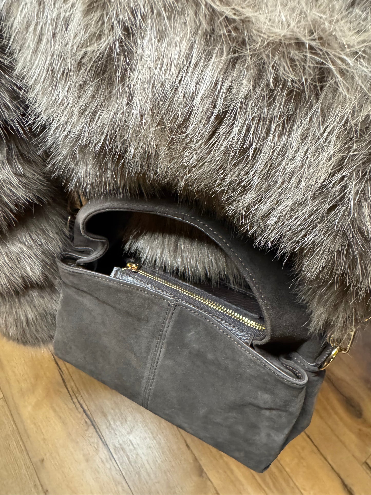 Sac Mini Pauline en coloris brun