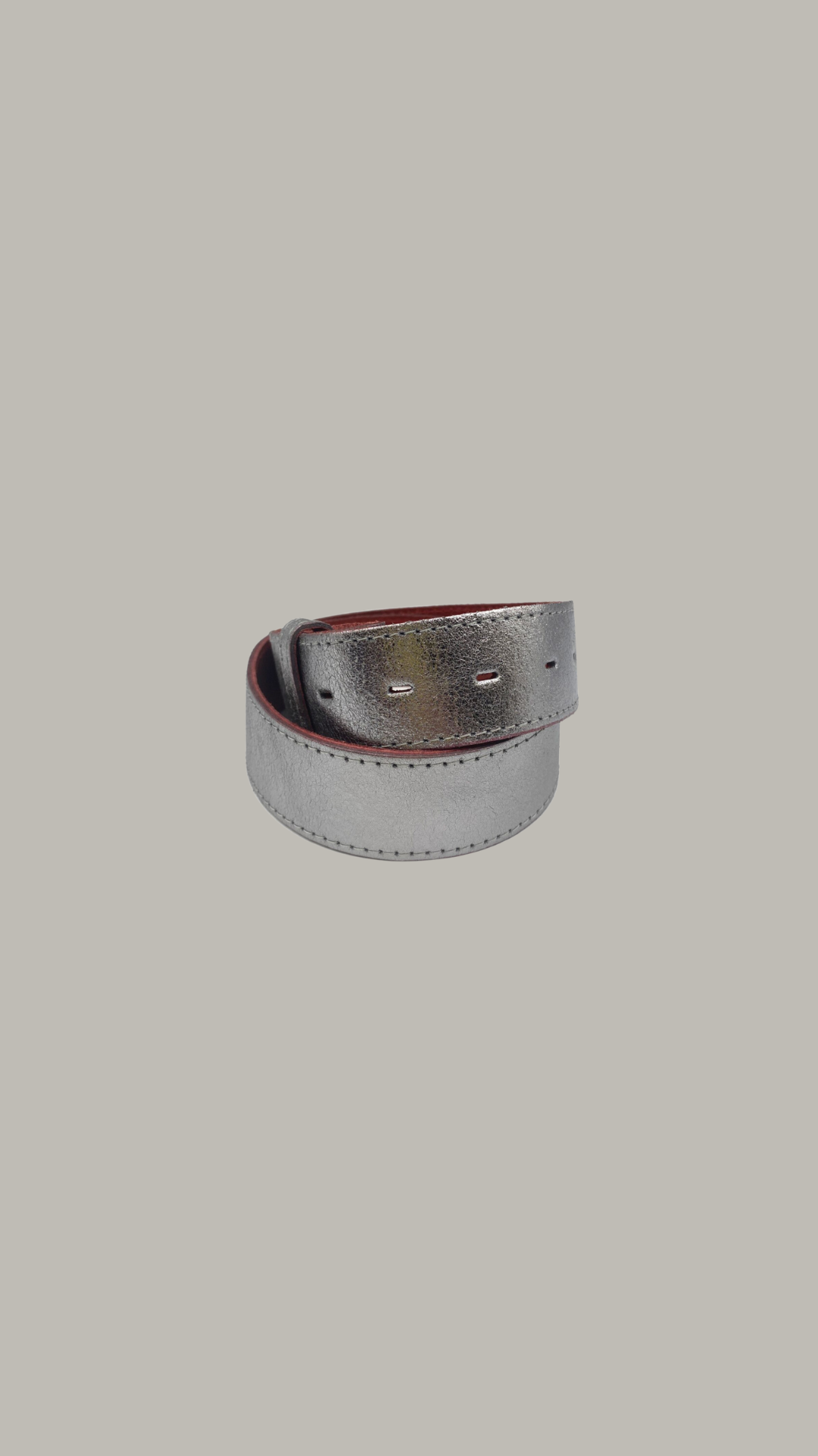 Tige YOLETE en cuir - Laminati argent (Silver)