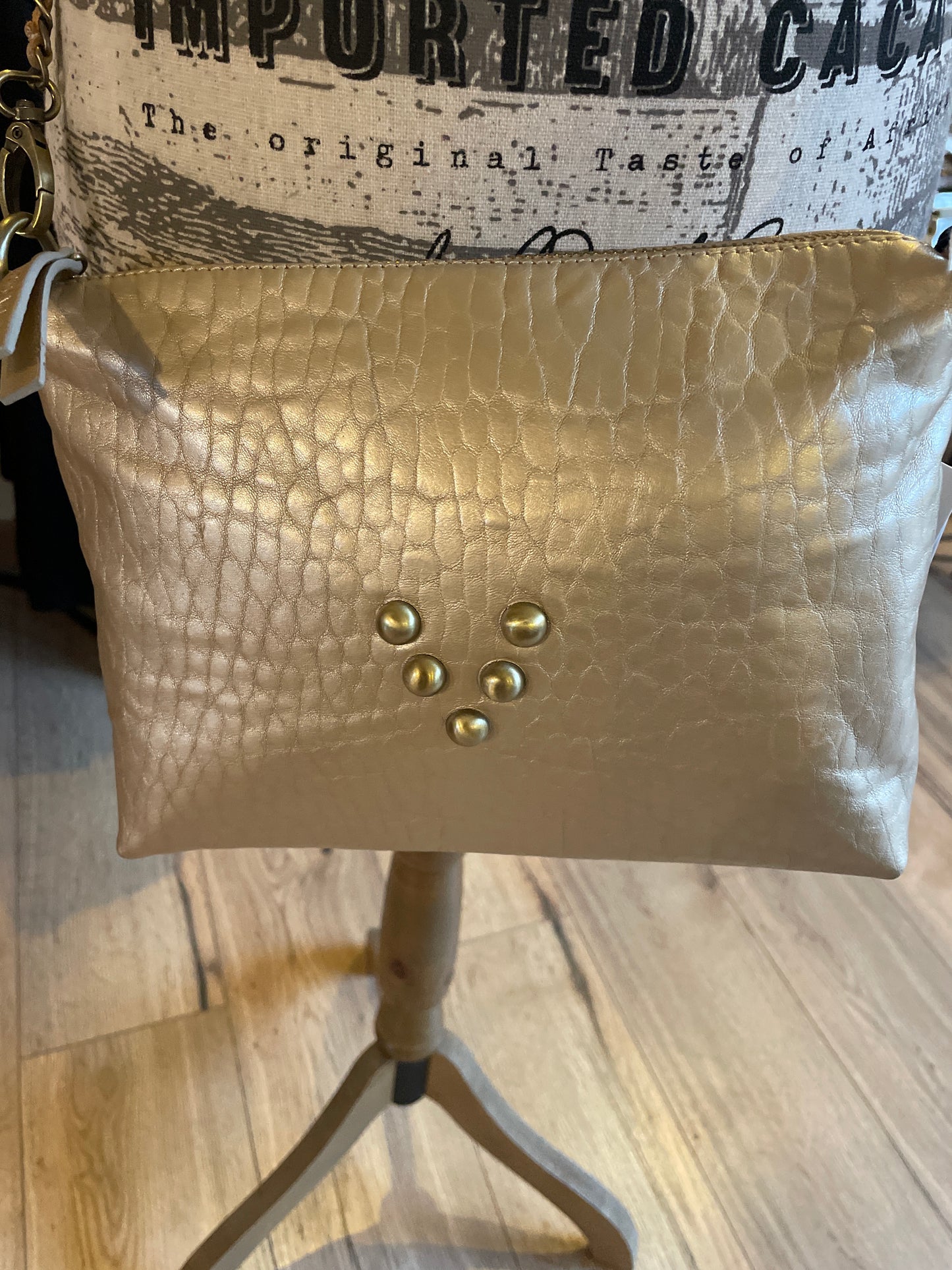 Sac pochette Chacha champagne - Virginie Darling