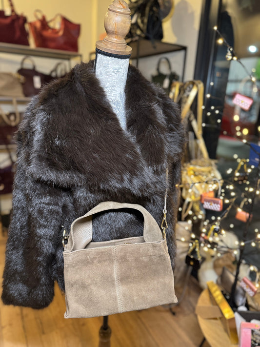 Sac Mini Pauline coloris taupe