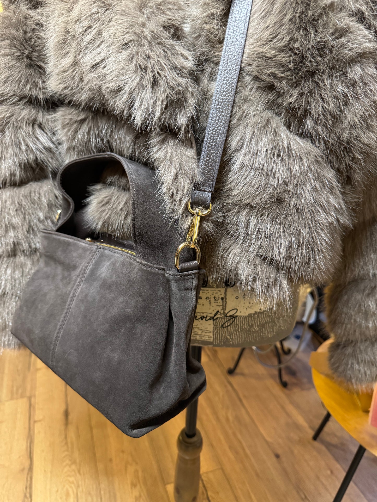 Sac Mini Pauline en coloris brun