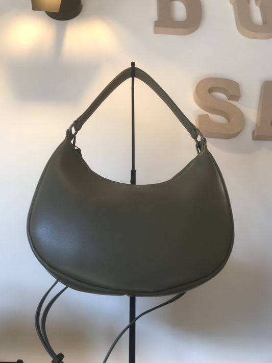 Sac en cuir porté épaule Oxer coloris Argile (Étrier)