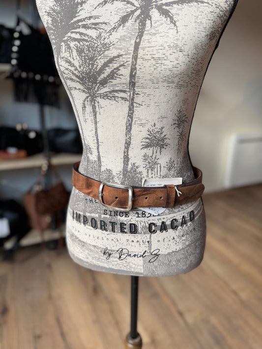 Ceinture mixte en cuir "Pierre"