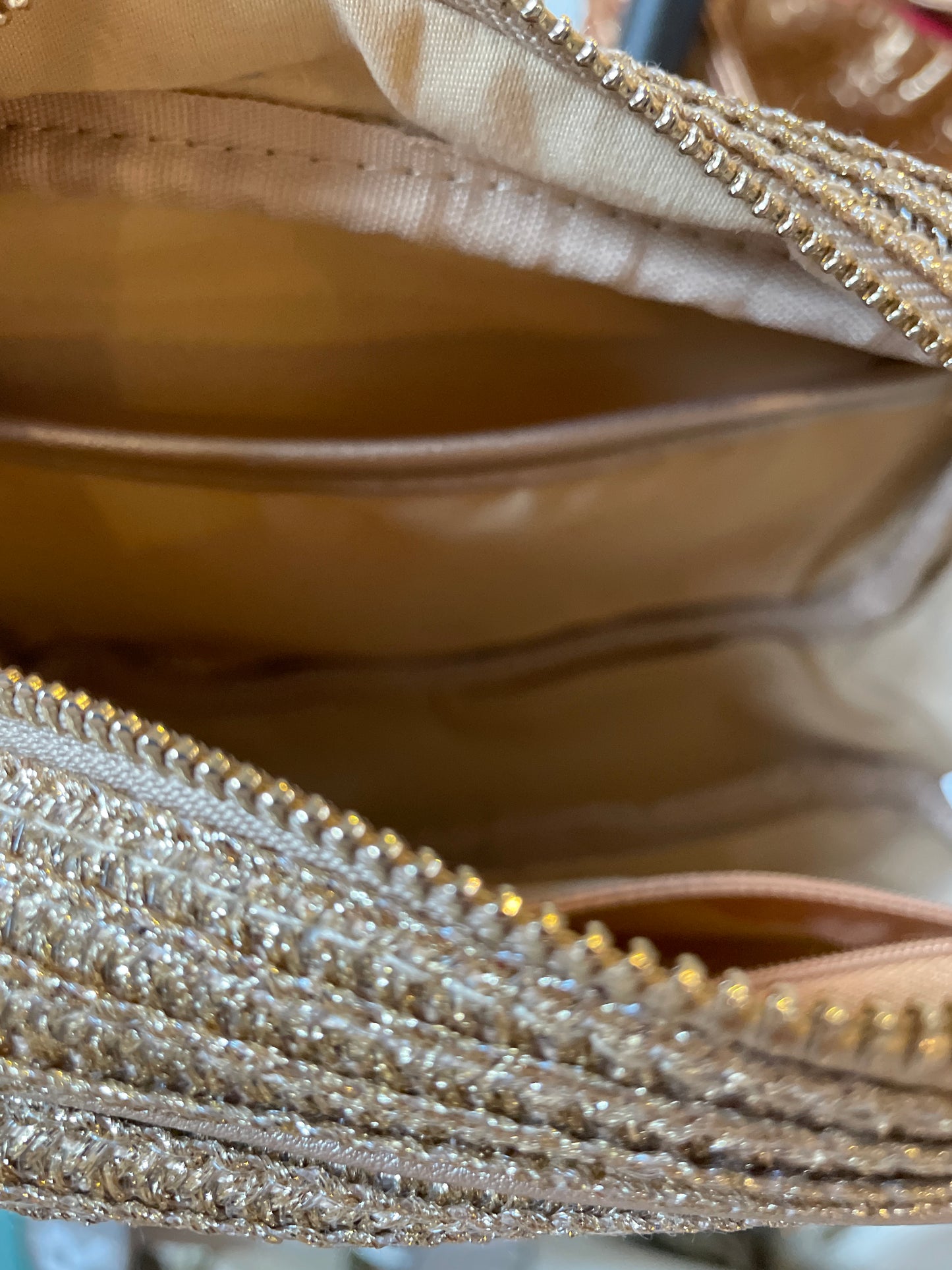 Sac bandoulière ROMY Or bandoulière chaîne