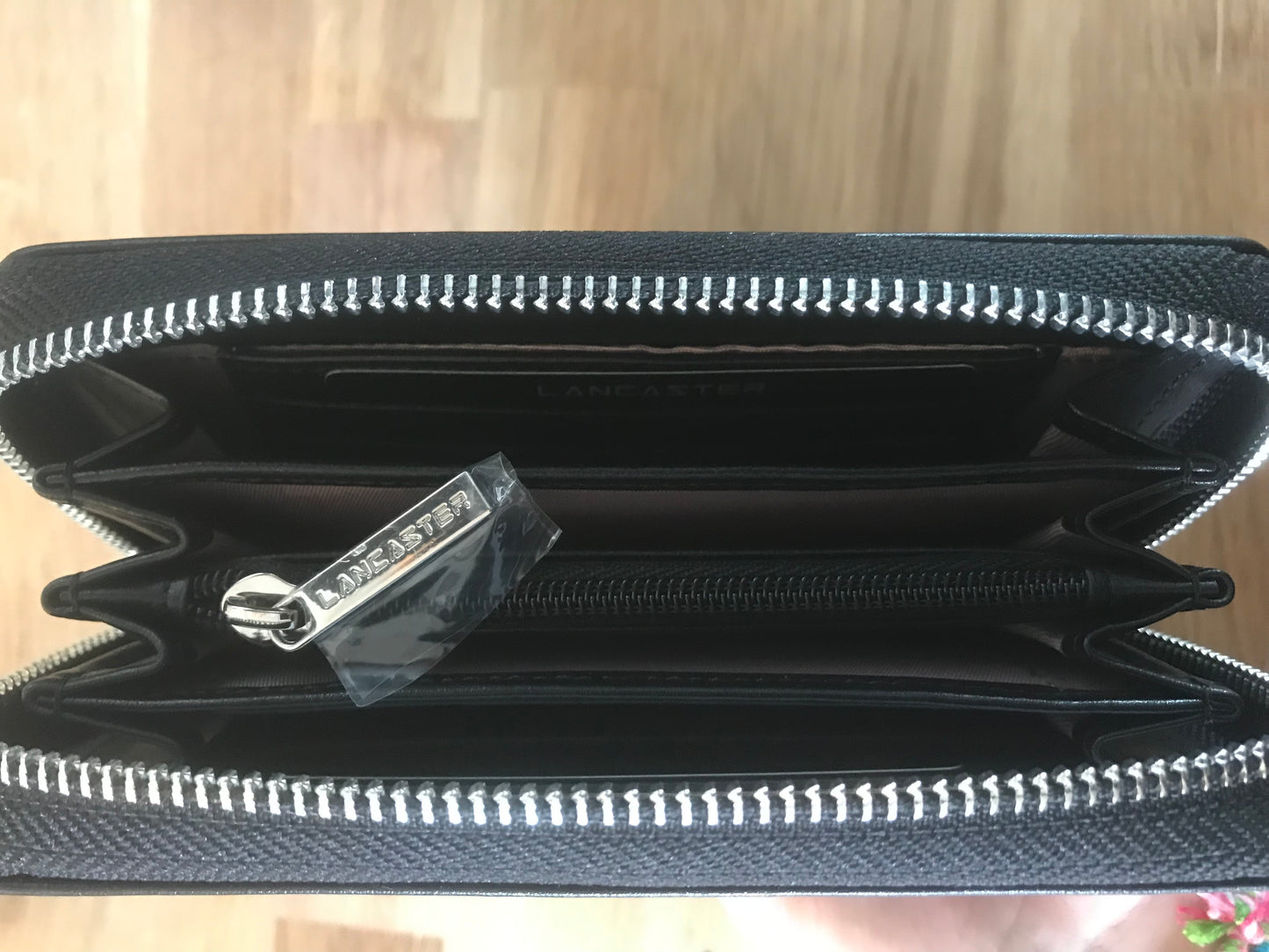Portefeuille en cuir lisse Paris PM de LANCASTER