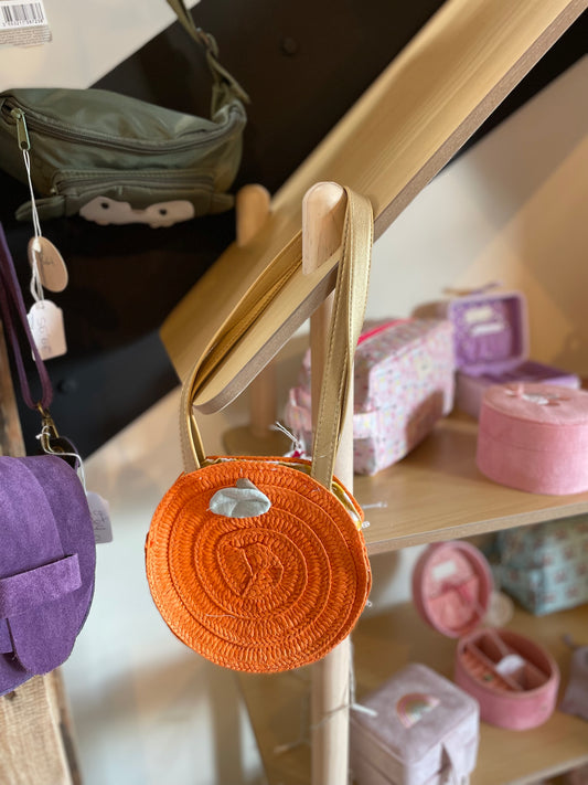 Sac paille orange