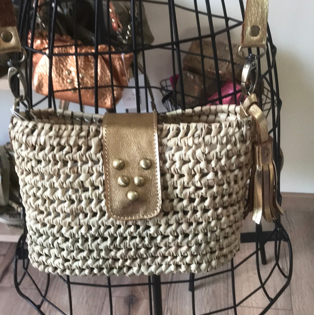 Panier Riviera Rock Micro Or Virginie Darling