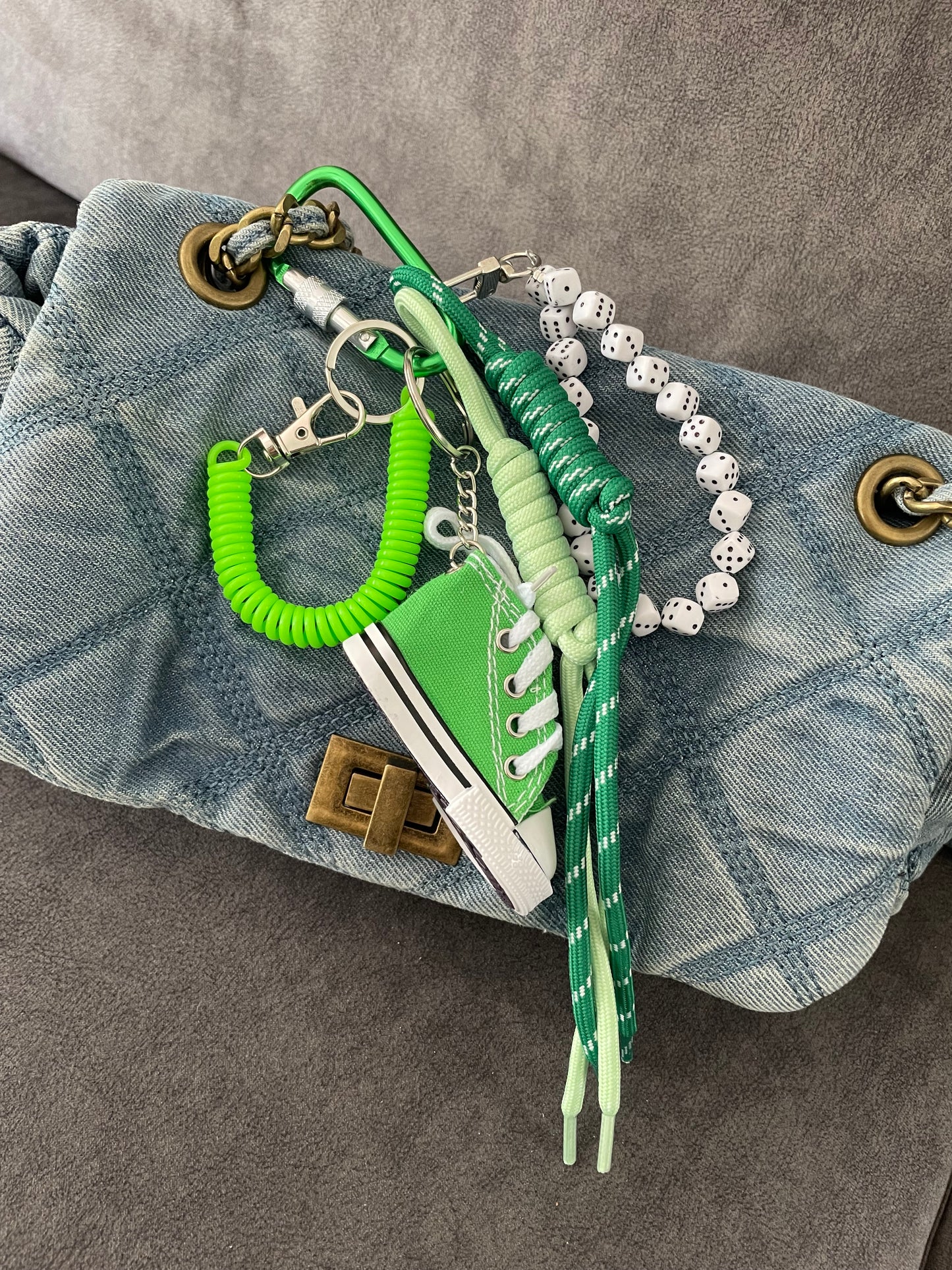 Bijou de sac - converse verte
