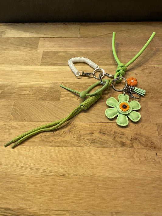 Bijou de sac Fleur verte