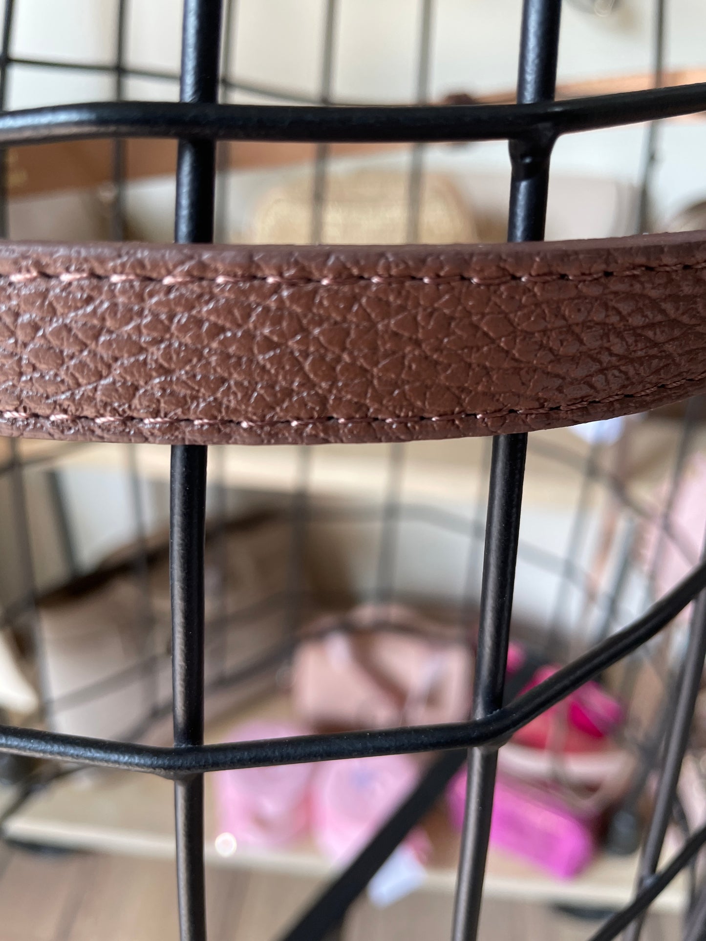 Ceinture Hanna en cuir coloris marron