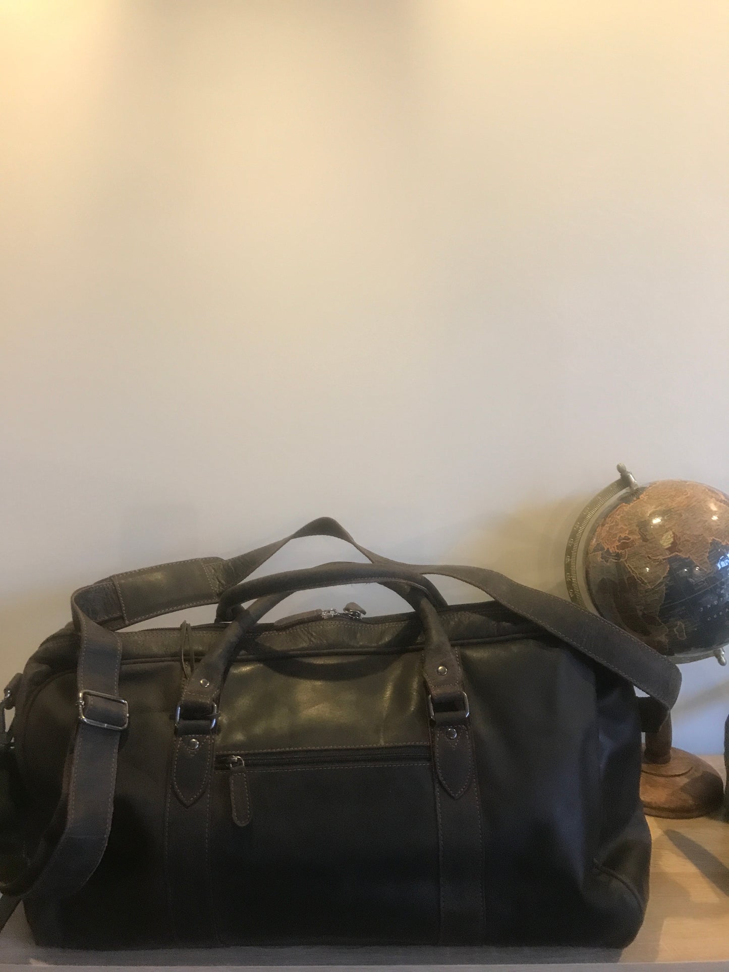 Sac de voyage en cuir vintage brun - Greenwood