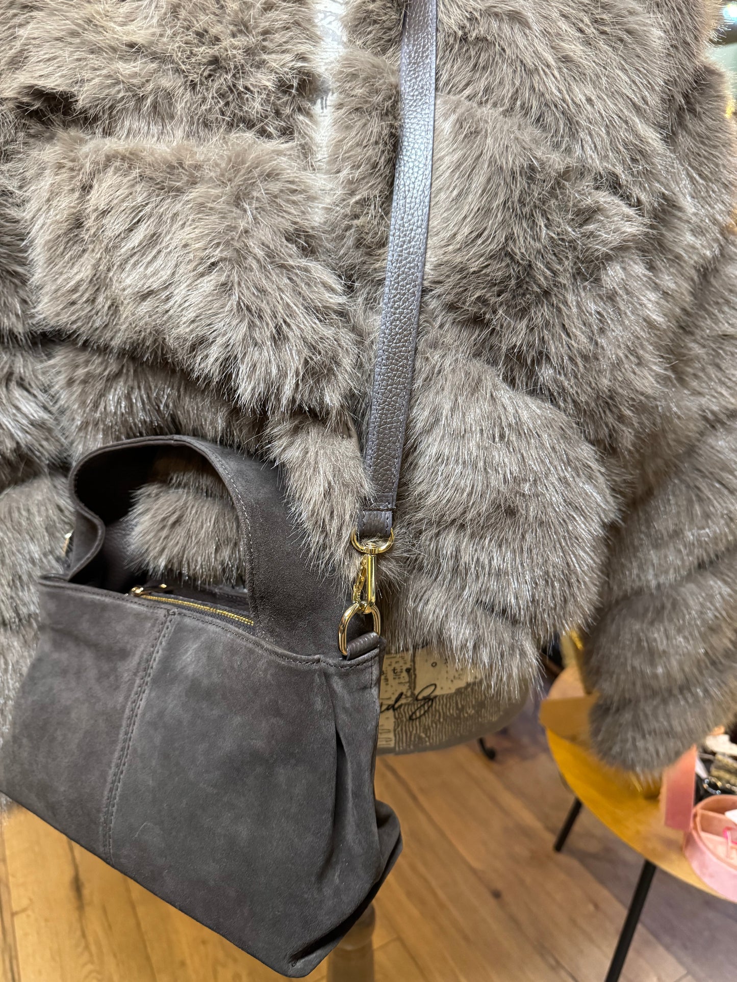 Sac Mini Pauline en coloris brun