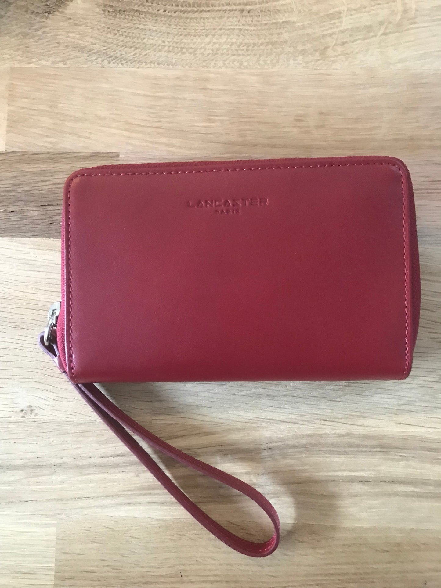 Portefeuille en cuir lisse Paris PM de LANCASTER