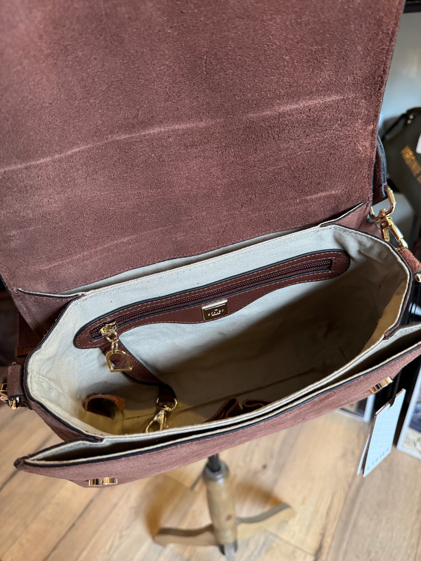 Sac bandoulière M Altesse suede