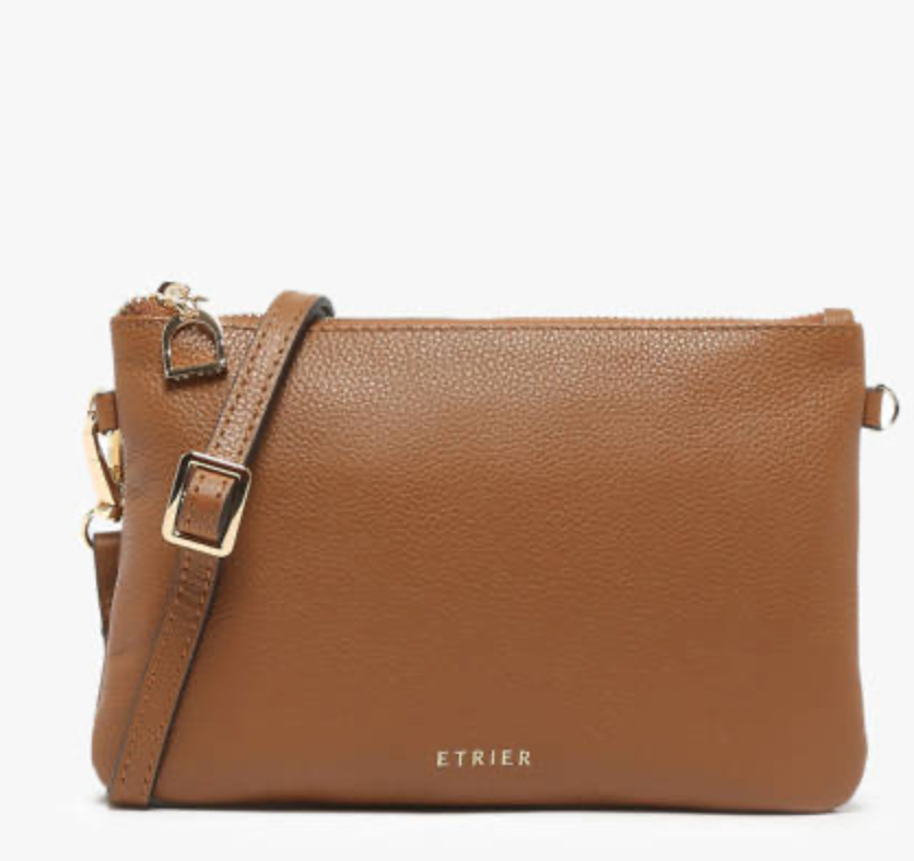 Sac bandoulière Tradition cuir camel