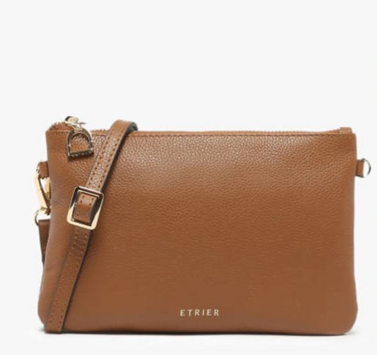 Sac bandoulière Tradition cuir camel