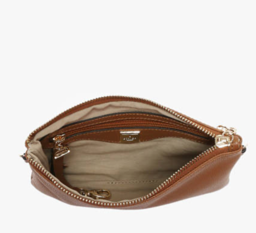 Sac bandoulière Tradition cuir camel