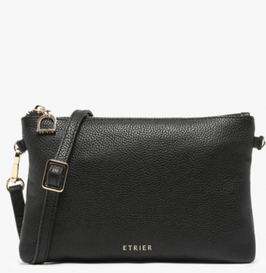 Sac bandoulière Tradition cuir noir