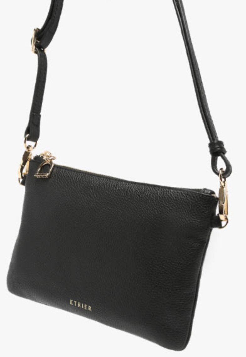 Sac bandoulière Tradition cuir noir