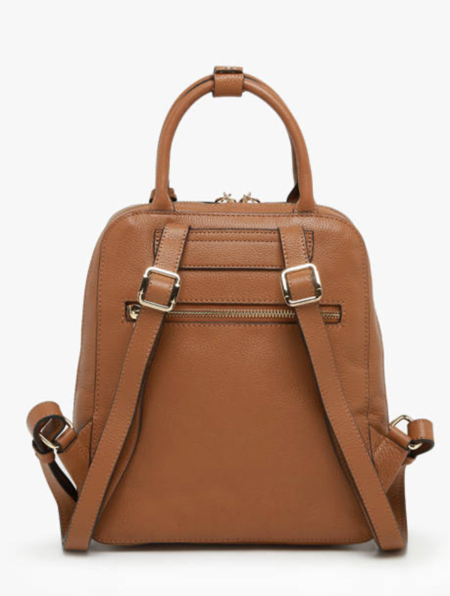 Sac à dos Tradition cuir camel (Étrier)
