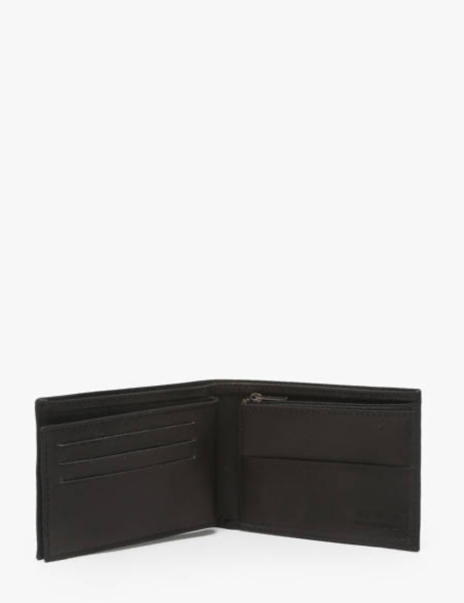 Portefeuille Oil cuir noir