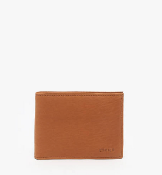 Portefeuille Oil cuir camel