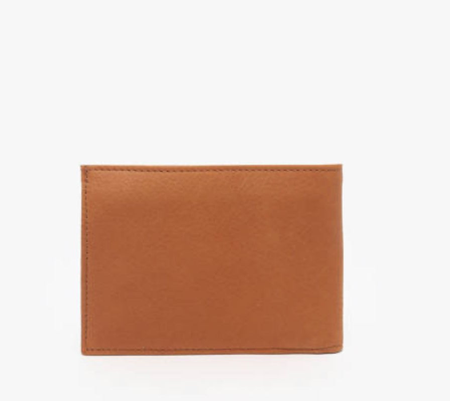 Portefeuille Oil cuir camel