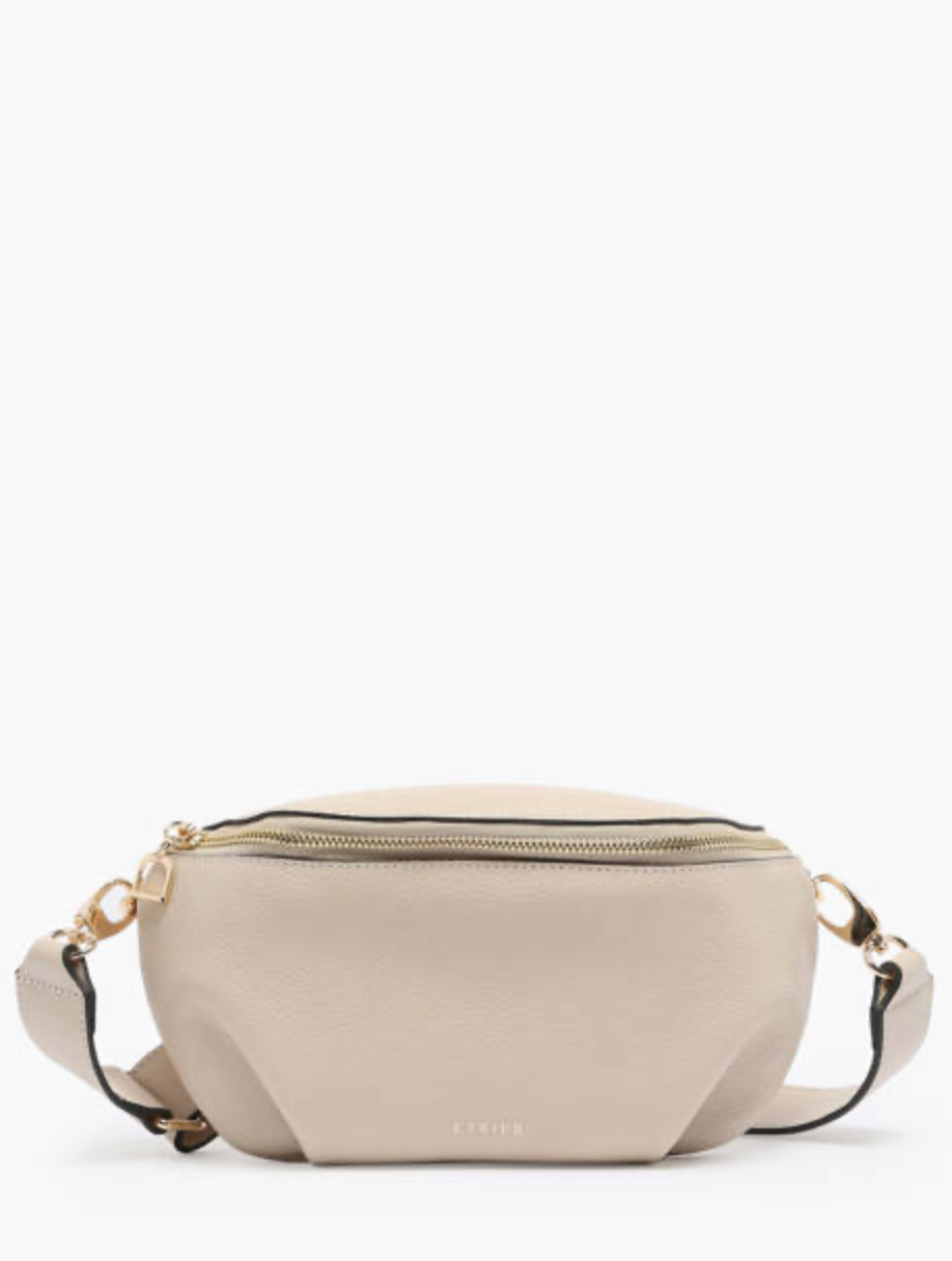Sac banane M Tradition cuir coloris craie