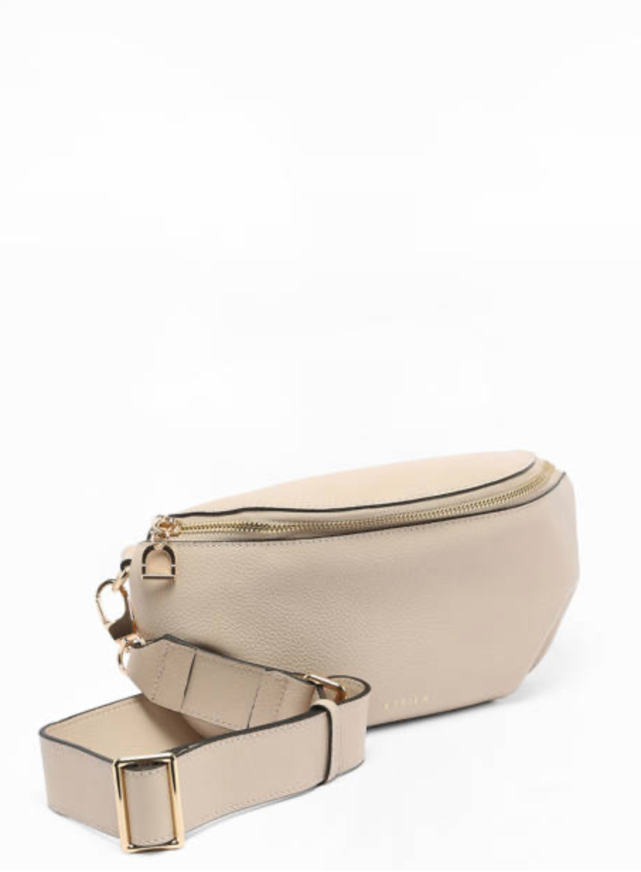 Sac banane M Tradition cuir coloris craie