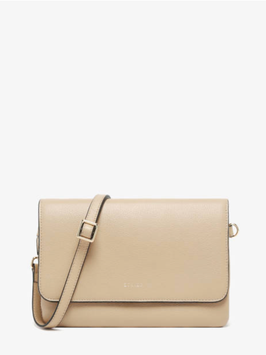 Sac bandoulière M Tradition cuir coloris sable