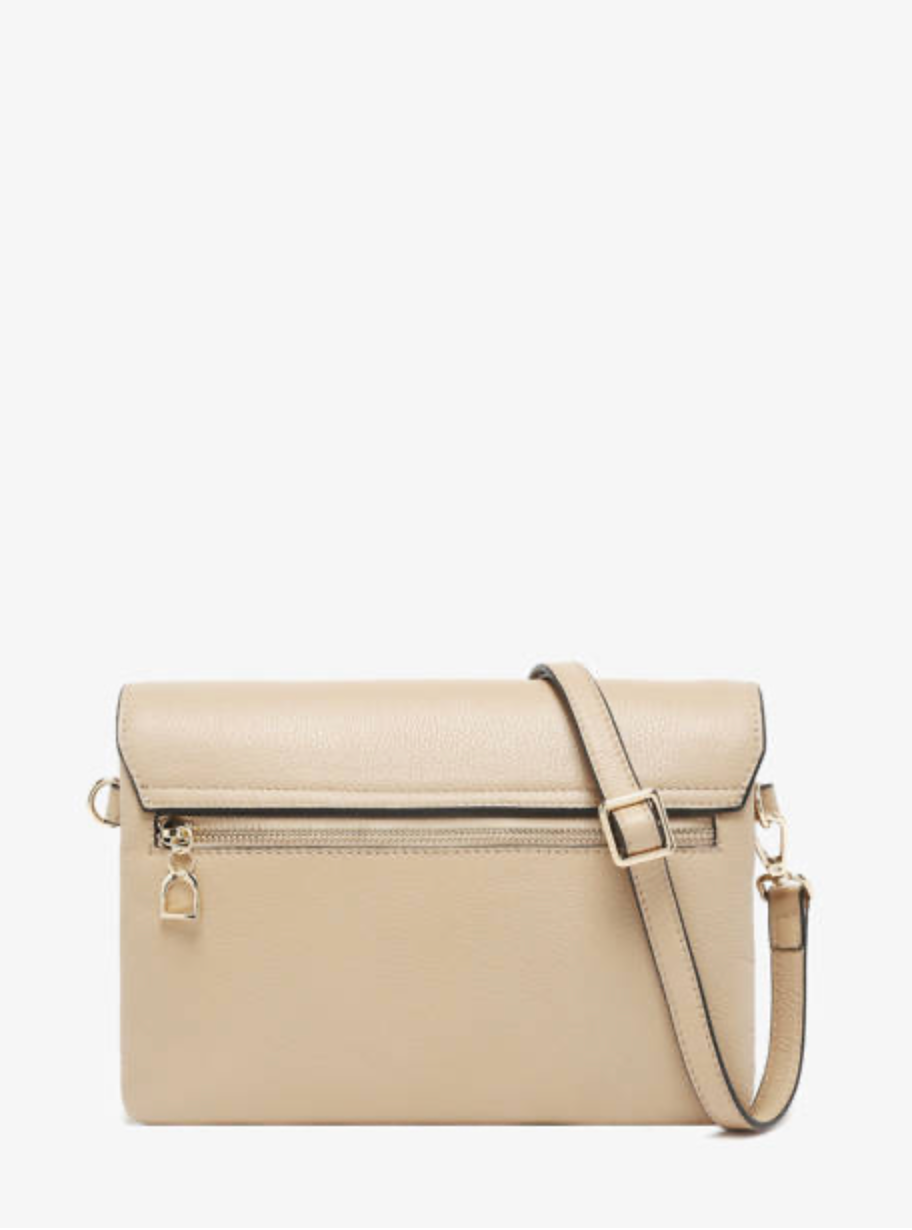 Sac bandoulière M Tradition cuir coloris sable