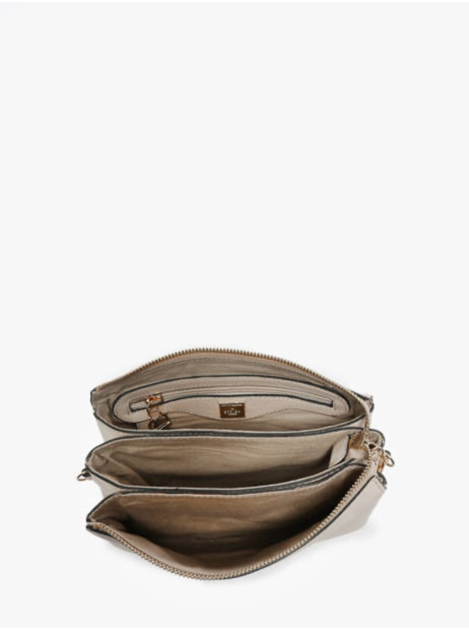 Sac bandoulière Tradition cuir coloris craie