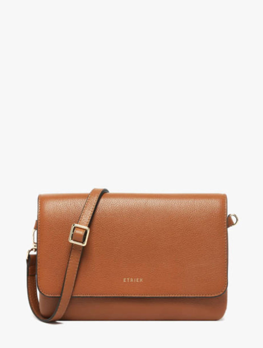 Sac bandoulière M Tradition cuir camel