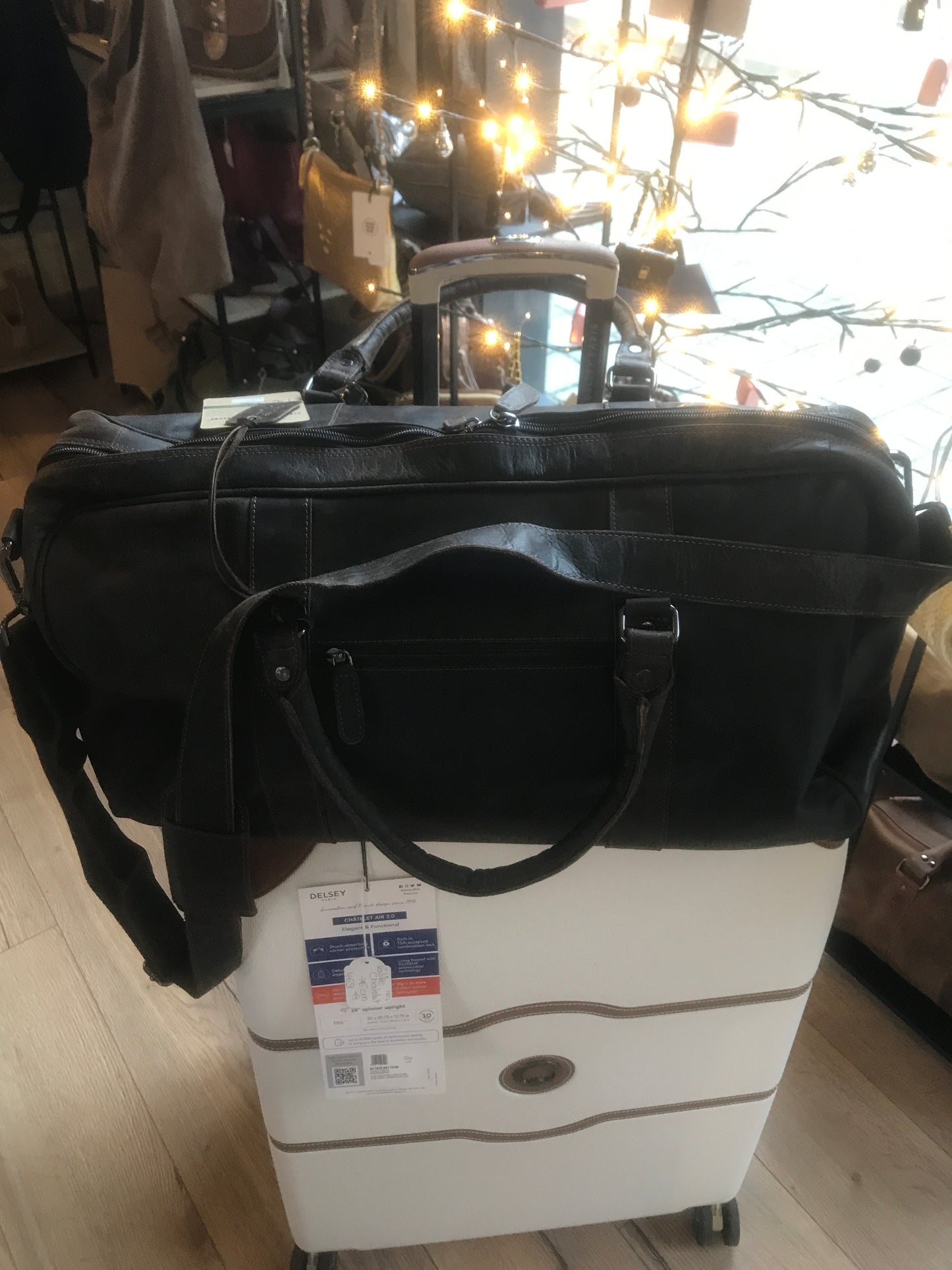 Sac de voyage en cuir vintage brun - Greenwood