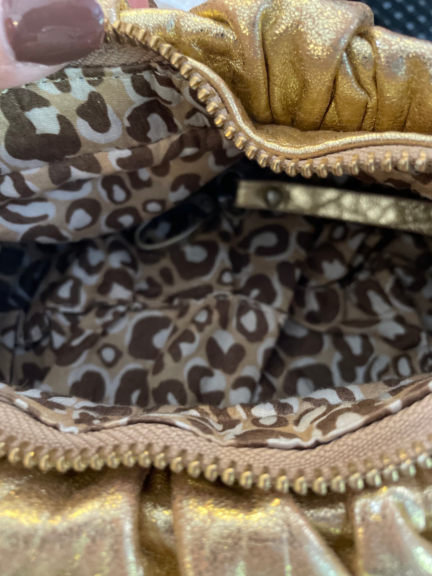 MINI POUCH REGINA Bubble Natural OR - Virginie Darling