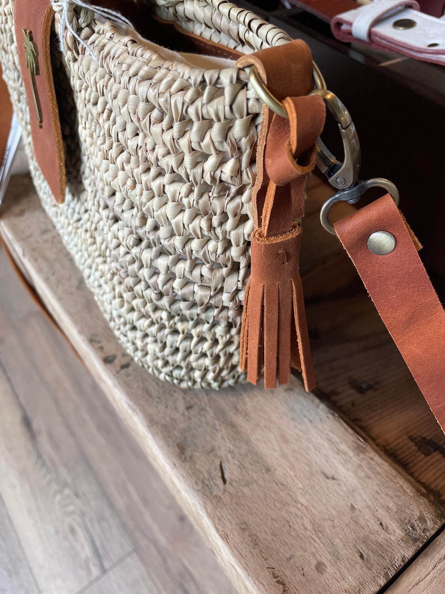 Panier Riviera Kech Mini coloris Camel - Virginie Darling